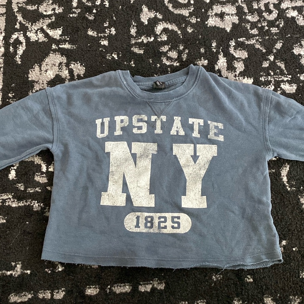 Art Class (Target Brand) Girls Cropped Sweater with distressed hem